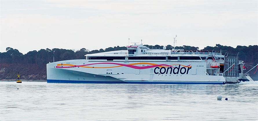 SES has installed communications equipment on Condor ferry