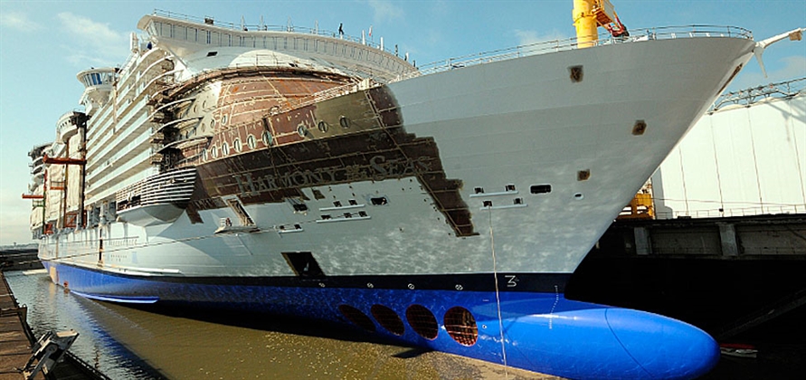 STX France completes exterior of Harmony of the Seas