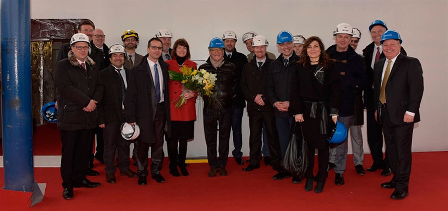 Seabourn holds coin ceremony for Seabourn Encore