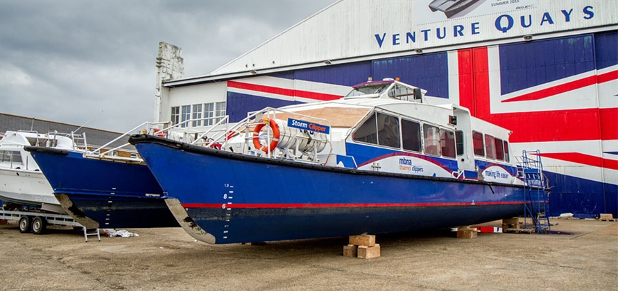 Shemara Refit is to refurbish three MBNA Thames Clippers ferries