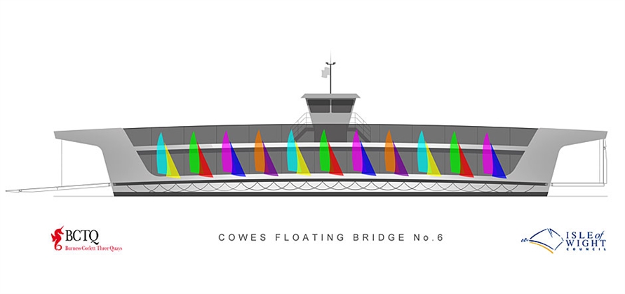 Burness Corlett Three Quays designs new Cowes passenger ferry