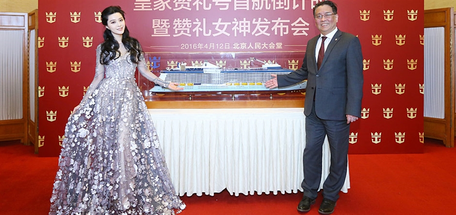 Fan Bingbing to name Ovation of the Seas on 24 June