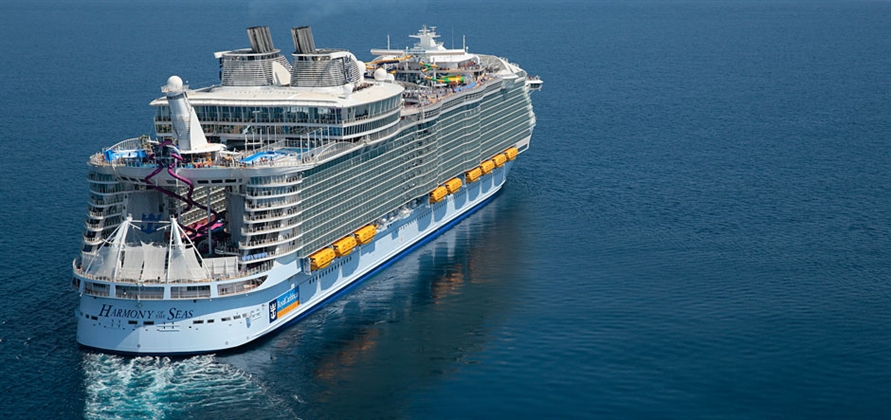 Harmony of the Seas sails first cruise from Barcelona