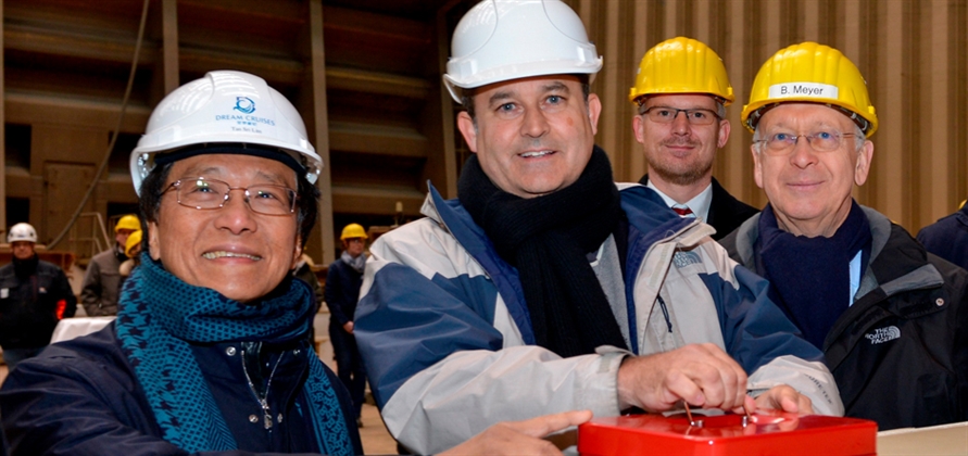 Keel laying kicks off World Dream construction at Meyer Werft
