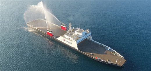 Seaspan starts operating new dual-fuel ferry in Canada