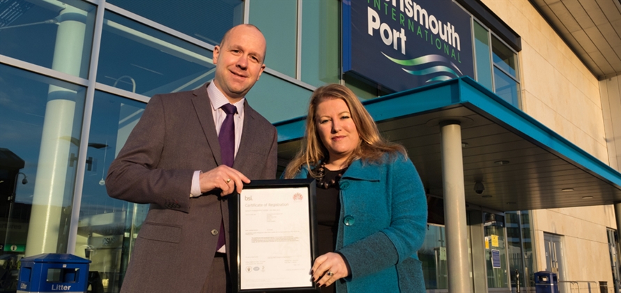Portsmouth Port transitions to new International Quality Standard