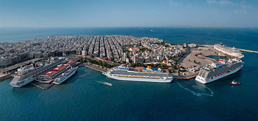 Cruise passenger numbers increase at Port of Piraeus