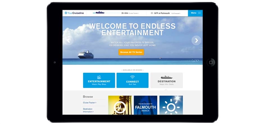 Global Eagle Entertainment develops new Airtime Portal for cruise ships