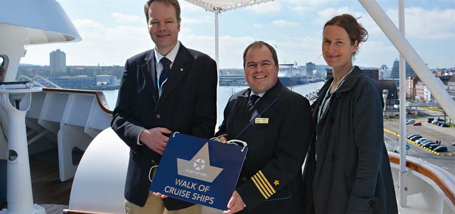 AIDAcara opens the 2017 cruise season in Kiel