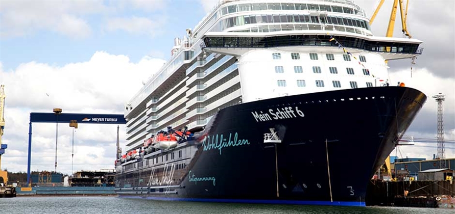 Meyer Turku officially delivers Mein Schiff 6 to TUI Cruises