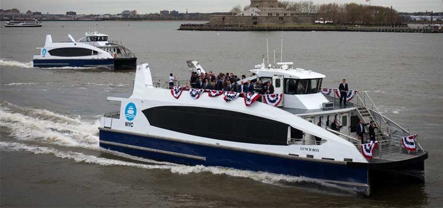 NYC Ferry launches first of 20 new passenger catamarans in New York