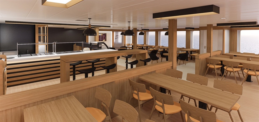 Oliver Design upgrades Trasmediterránea ferry in record time