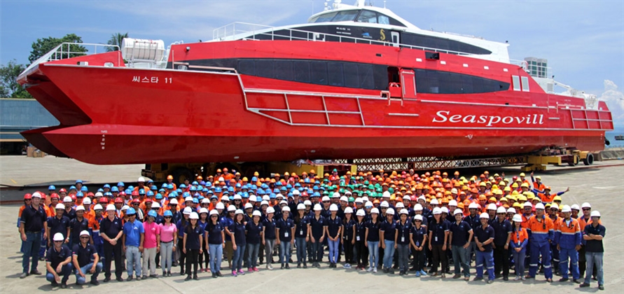 Seaspovill launches new passenger catamaran ferry SeaStar 11