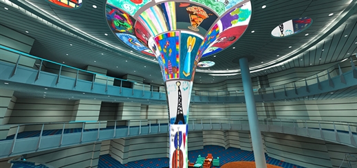 St. Jude’s patients design artwork for atrium on Carnival Horizon
