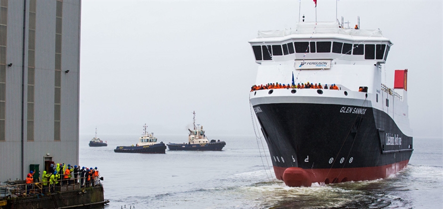 Ferguson Marine launches UK’s first LNG passenger ferry
