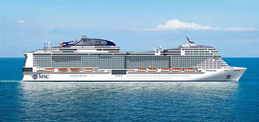 MSC Bellissima to be christened in Southampton in 2019