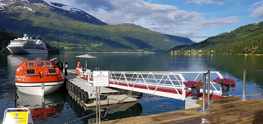 Nordfjord Port Authority to open second tender pier in OldenLoen