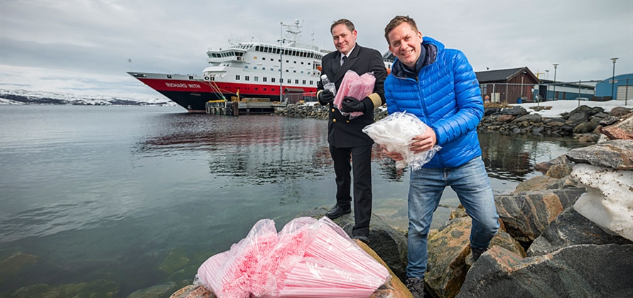 Hurtigruten bans single-use plastic on expedition ships from July 2018