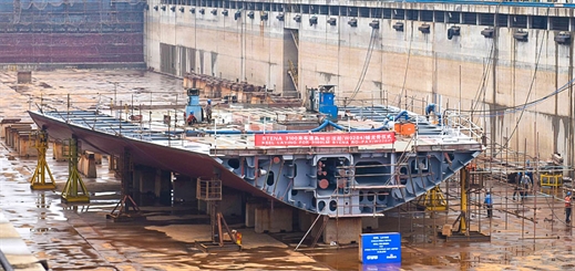 AVIC Shipyard lays keel for Stena's Belfast-bound E-Flexer ro-pax ferry