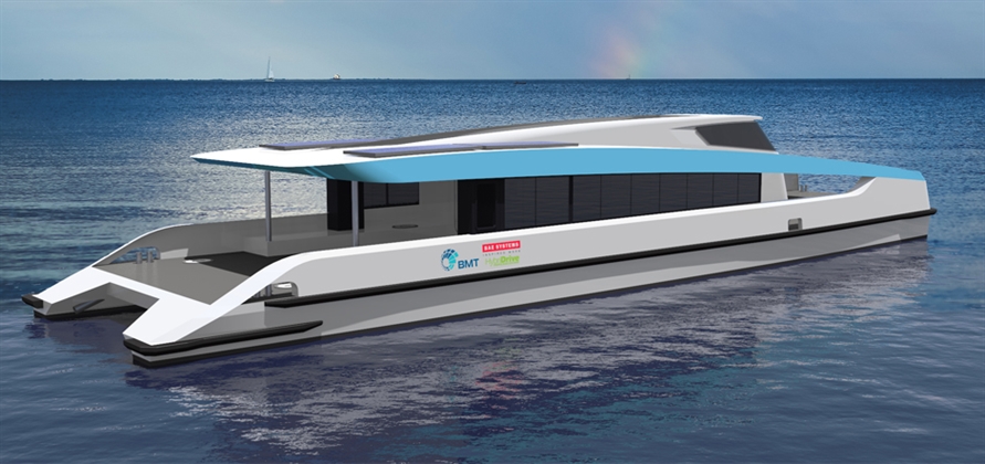 BMT and BAE Systems design concept hybrid eco ferry