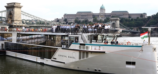 Crystal River Cruises christens Crystal Ravel in Hungary