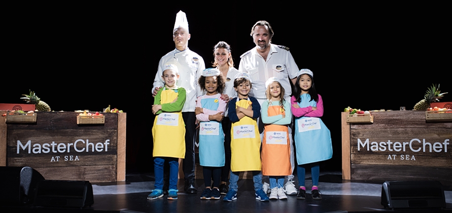 MSC Seaview debuts MasterChef Juniors cooking experience