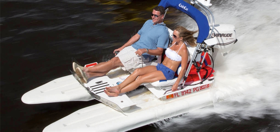 Why do CraigCat catamarans offer an exhilarating ride?