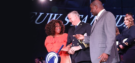 Oprah Winfrey christens Nieuw Statendam at Port Everglades