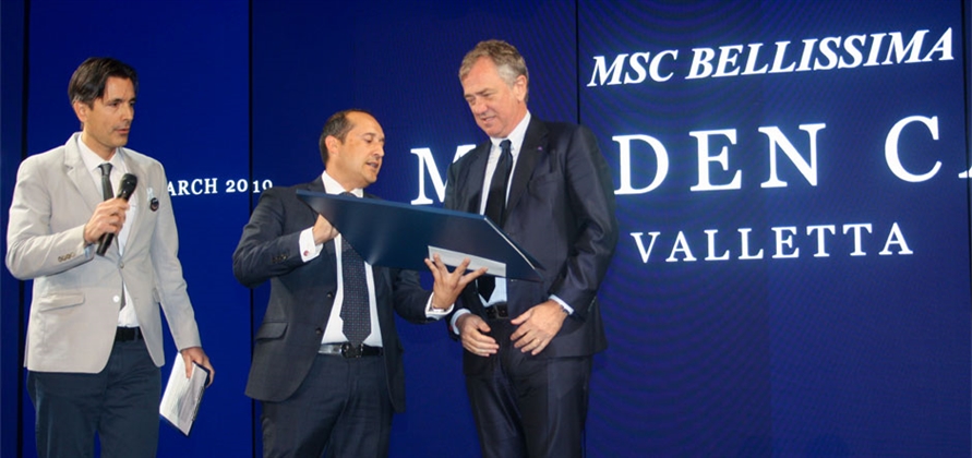 MSC Bellissima makes first of many calls in Valletta