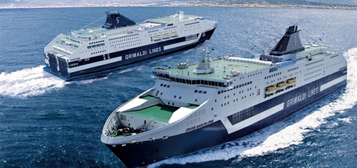 Two Grimaldi Group ferries to operate emission-free in ports