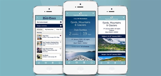 Fred. Olsen Cruise Lines launches onboard app with SimpleClick