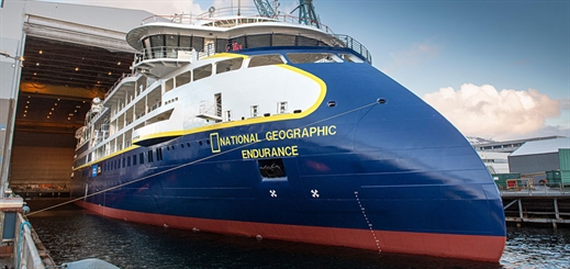 National Geographic Endurance floated out