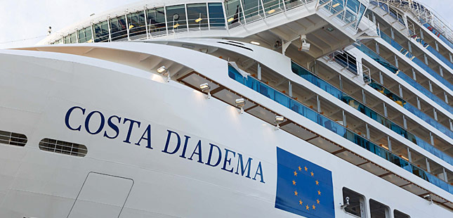 Diadema delivered to Costa