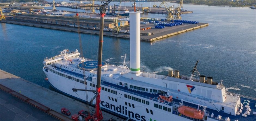 Scandlines installs Norsepower Rotor Sail on Copenhagen