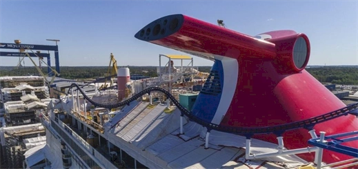 Mardi Gras construction progresses at Meyer Turku