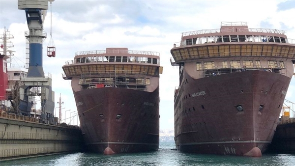Tersan Shipyard launches two newbuilds for Havila Voyages