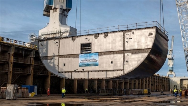 Keel laid for Tallink Grupp’s MyStar by Rauma Marine Constructions