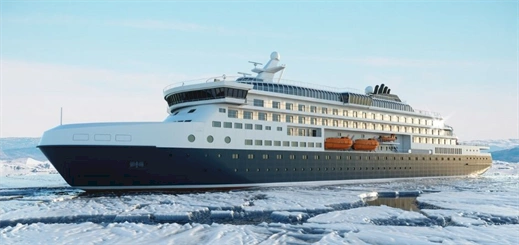 Knud E. Hansen designs ice-breaking cruise vessel