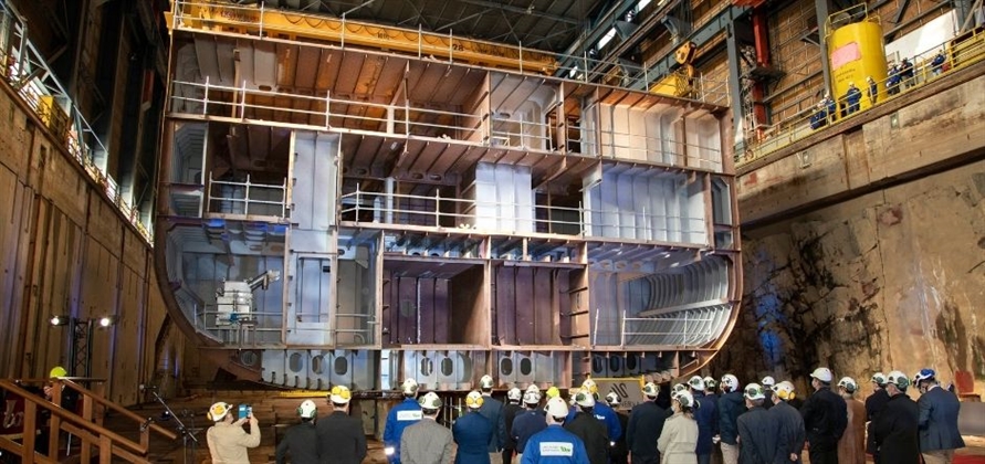Swan Hellenic holds keel laying ceremony for SH Minerva