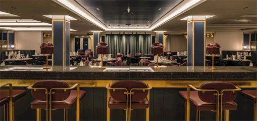New Saga ship features catering areas installed by Almaco