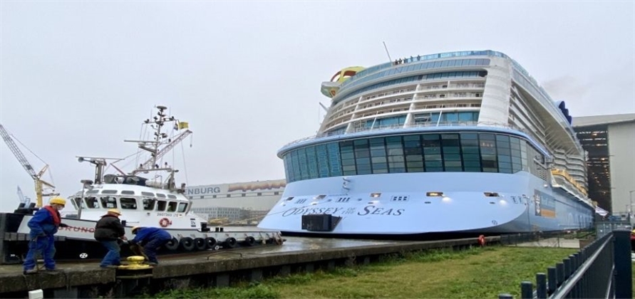 Meyer Werft floats out Odyssey of the Seas in Germany