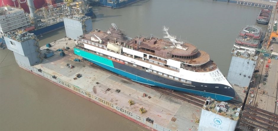SunStone Ships’ Sylvia Earle launched by CMHI