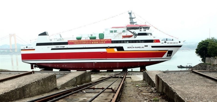 Damen launches Berlin-Ramelau at Yichang Shipyard