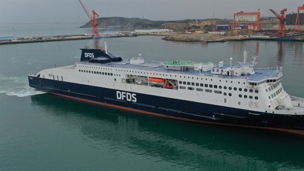 DFDS takes delivery of new ferry Côte d’Opale