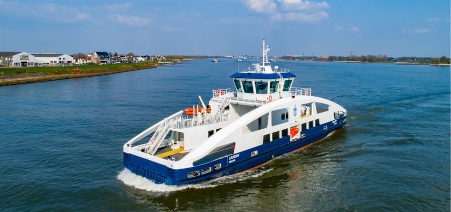 Holland Shipyards Group delivers electric ferry to Brevik Fergeselskap