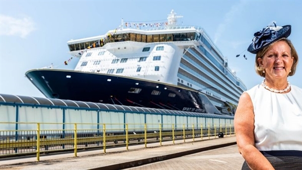 Saga christens Spirit of Adventure in the UK