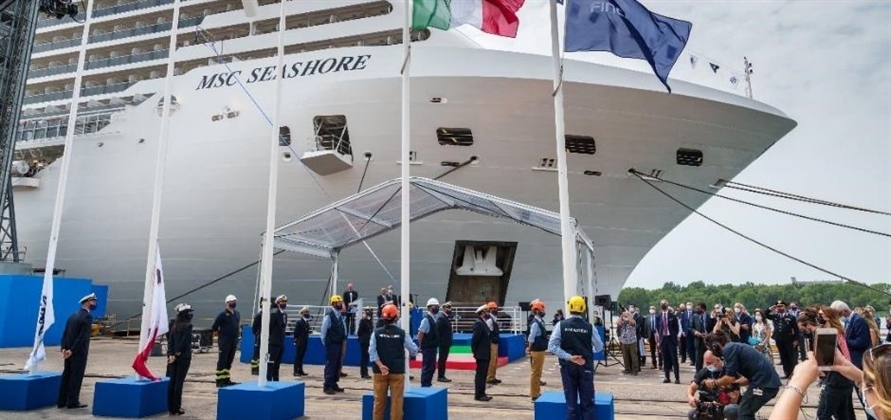 MSC Cruises takes delivery of MSC Seashore from Fincantieri