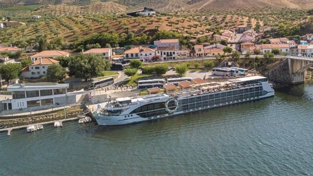 Tauck christens new river cruise ship in Portugal