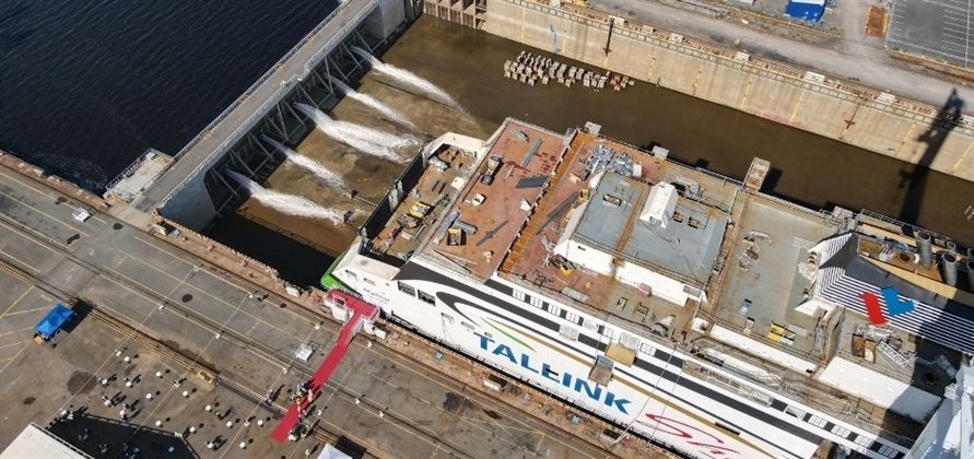 Tallink Grupp’s MyStar christened at Rauma Shipyard