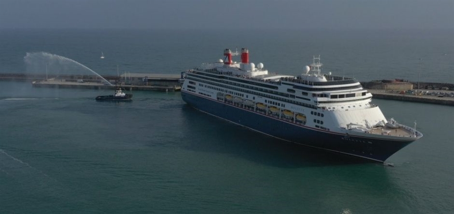 Fred. Olsen Cruise Lines’ Bolette departs from Dover for maiden voyage